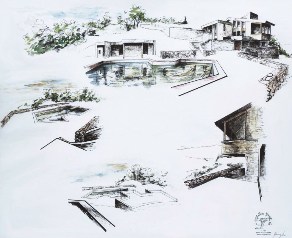 Etat des lieux : altitude 600m, villa blockhaus