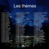 Les thèmes des différentes animations possibles